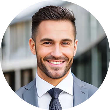 Smiling woman in professional attire